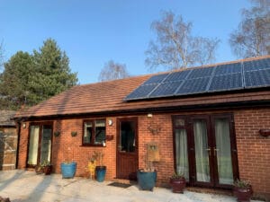 Solar panel cleaning service for residential homes